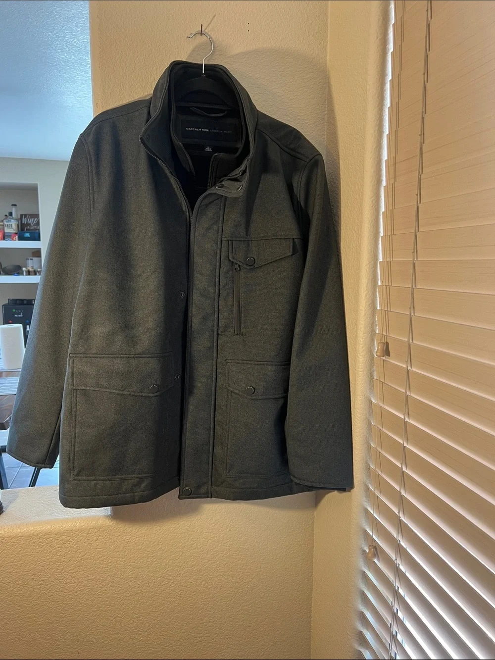 Andrew Marc Marc New York Men's Black Field Jacket